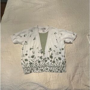 Cathy Daniels cotton sweater top